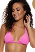 Luli Fama Beach Fuzz Triangle Halter Top